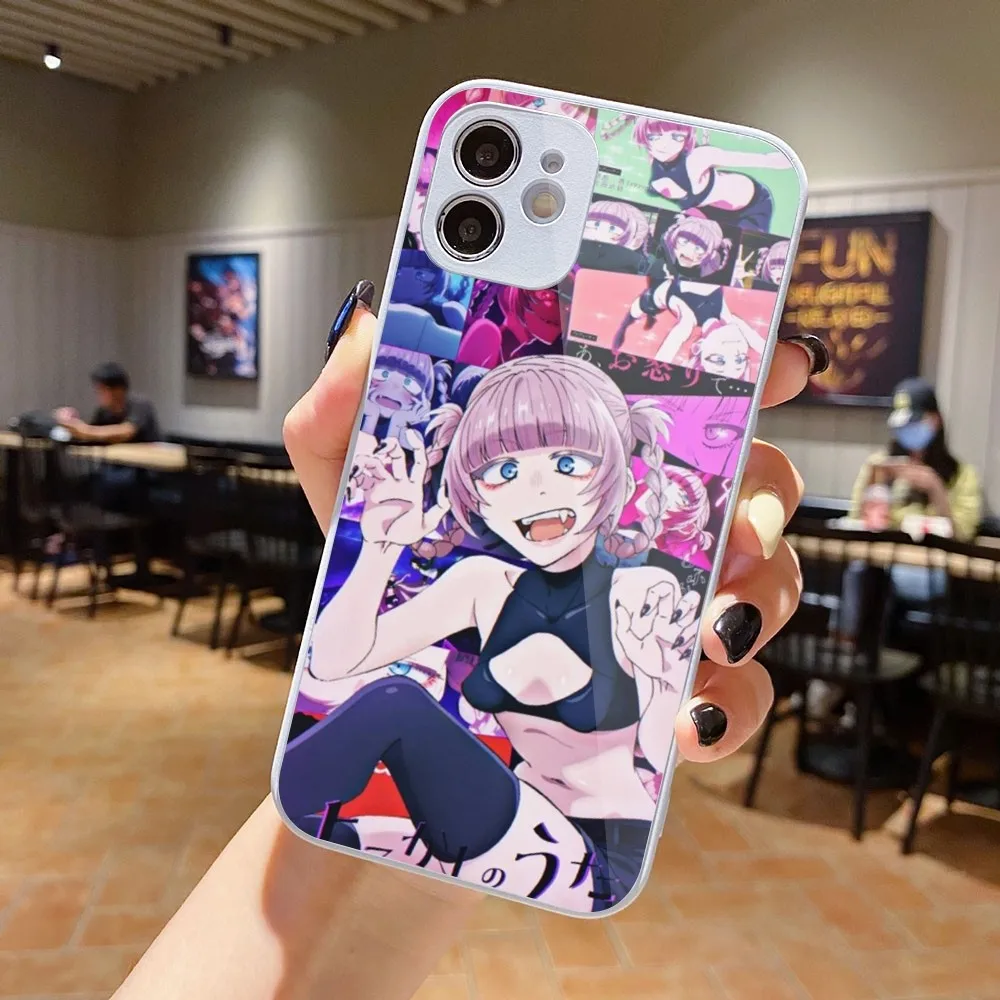 Anime Nazuna Nanakusa Cell Phone Case for iPhone 15 14 13 12 11 Pro Max X XR XS 8 7 Plus Liquid Glass Phone Cover Funda