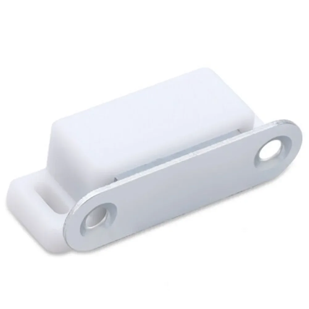 Door Closers Magnetic Catches Magnetic White 4.5cm 6PCS ABS Plastic Brown Cabinet Latches Door Catch Heavy Duty