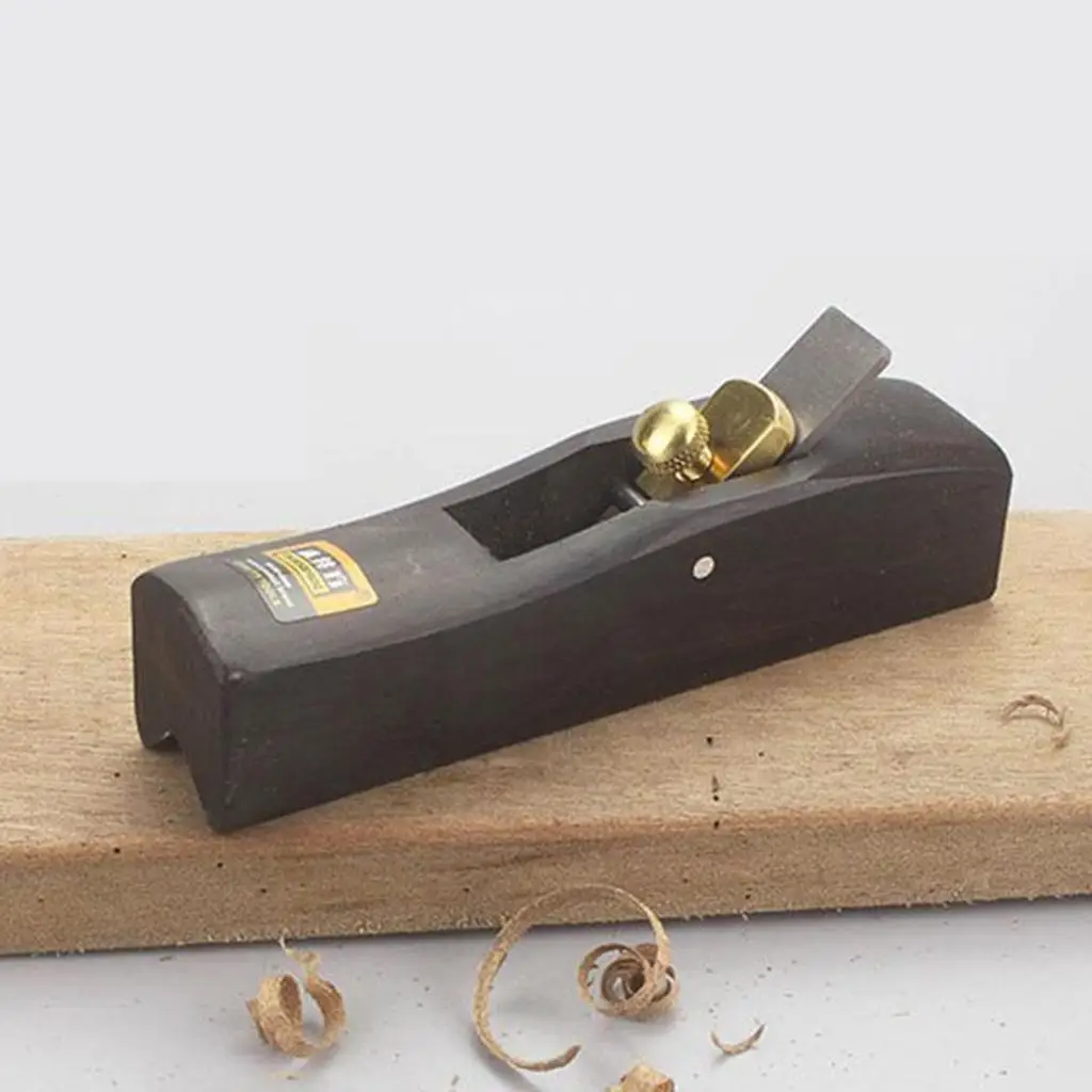 Ebony DIY Mini Hand Planer Hand Plane Bottom Chamfering Carpenter Tool