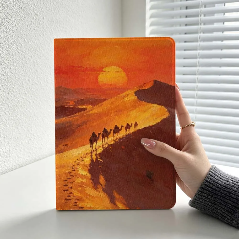 Desert Caravan Sunset Cover For Lenovo Xiaoxin Lenovo Tab Pad Pro Plus K11 P12 M10 Legion Y900 Soft Inch Tablet Case
