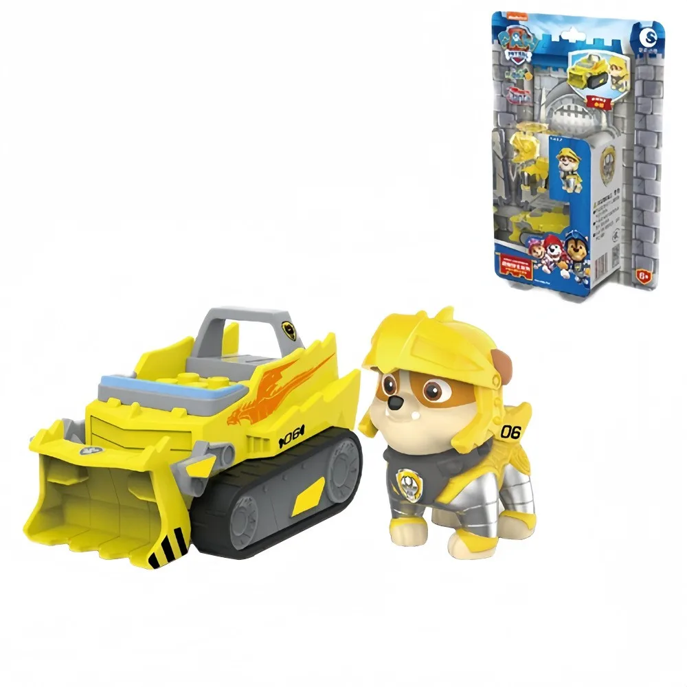 Original Paw Patro Figures Vehicle Car Ryder Tracker Everest Chase Rex Skye Rocky Marshall Zuma Action Figure regalo di compleanno giocattolo