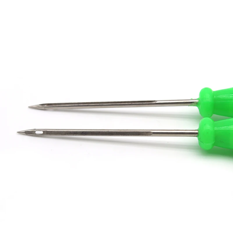 Sewing Awl Hole Hook, Handmade Leather Tool, Cone Needle, Shoes Repair, DIY, 13cm, 2Pcs