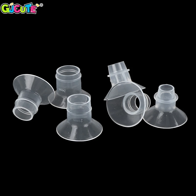 1Pcs 13/15/ 17/19/21/24mm Breast Pump Funnel Inserts Plug-in Different Caliber Size Converter Small Nipple Horn Adapter