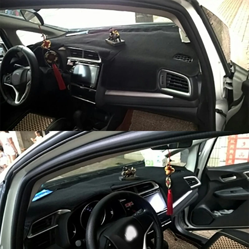 For Honda Jazz IV Mk4 RS 2014-2019 Accessories Dashboard Cover Instrument Panel Dash Mat Dashmat Protective Pad