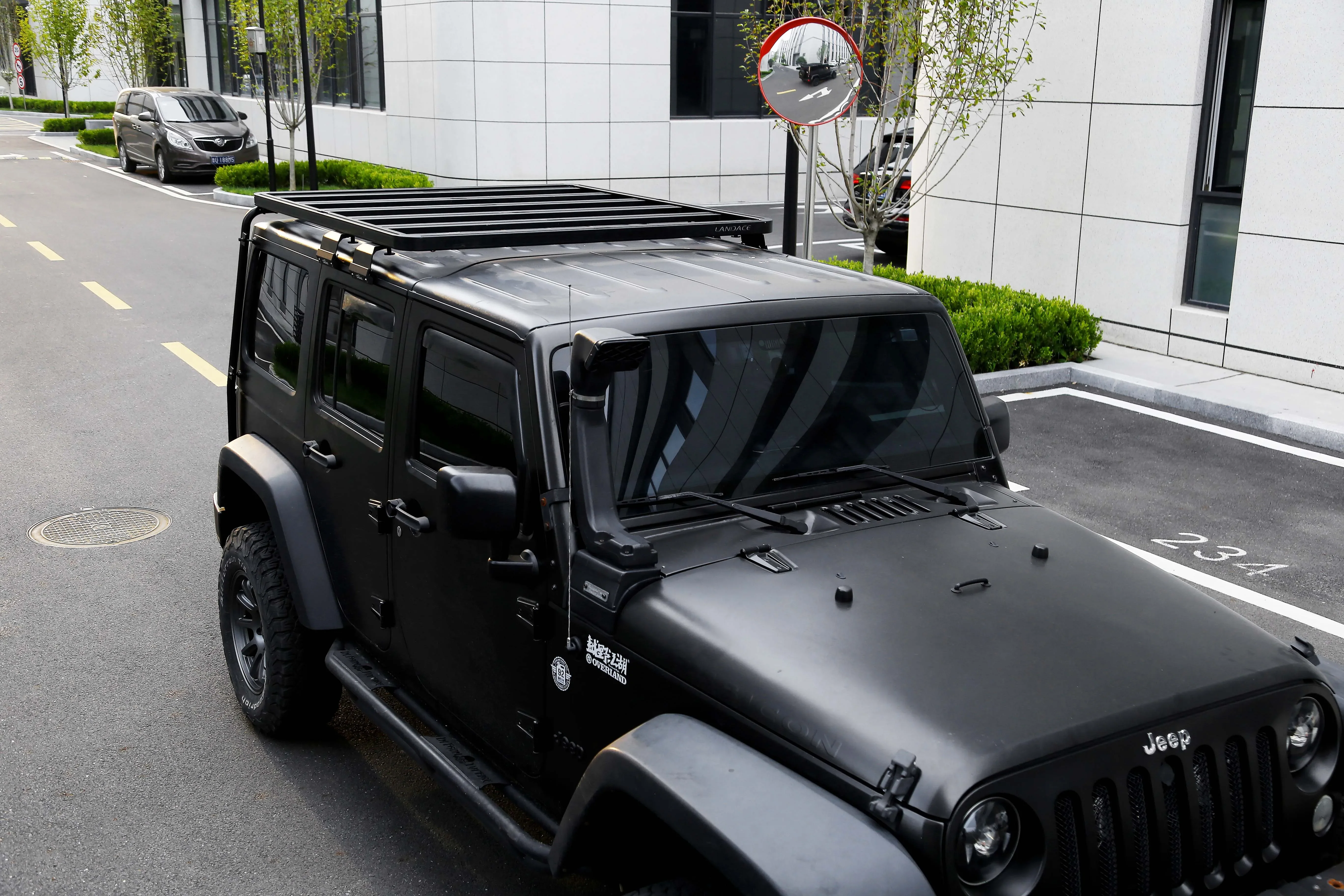 Off-road Multifunctional Aluminum Alloy Universal Car Roof Rack   Luggage  for Jeep JK