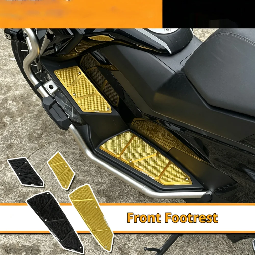 For Zontes 368G Front Footrest Anti-Slip Foot Pegs CNC Aluminum No-Drill Accesorios Moto