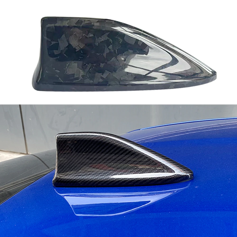 Car Accessories Honeycomb Carbon Car Roof Shark Fin Antenna Trim Cover for Subaru BRZ for Toyota GR86 2022up