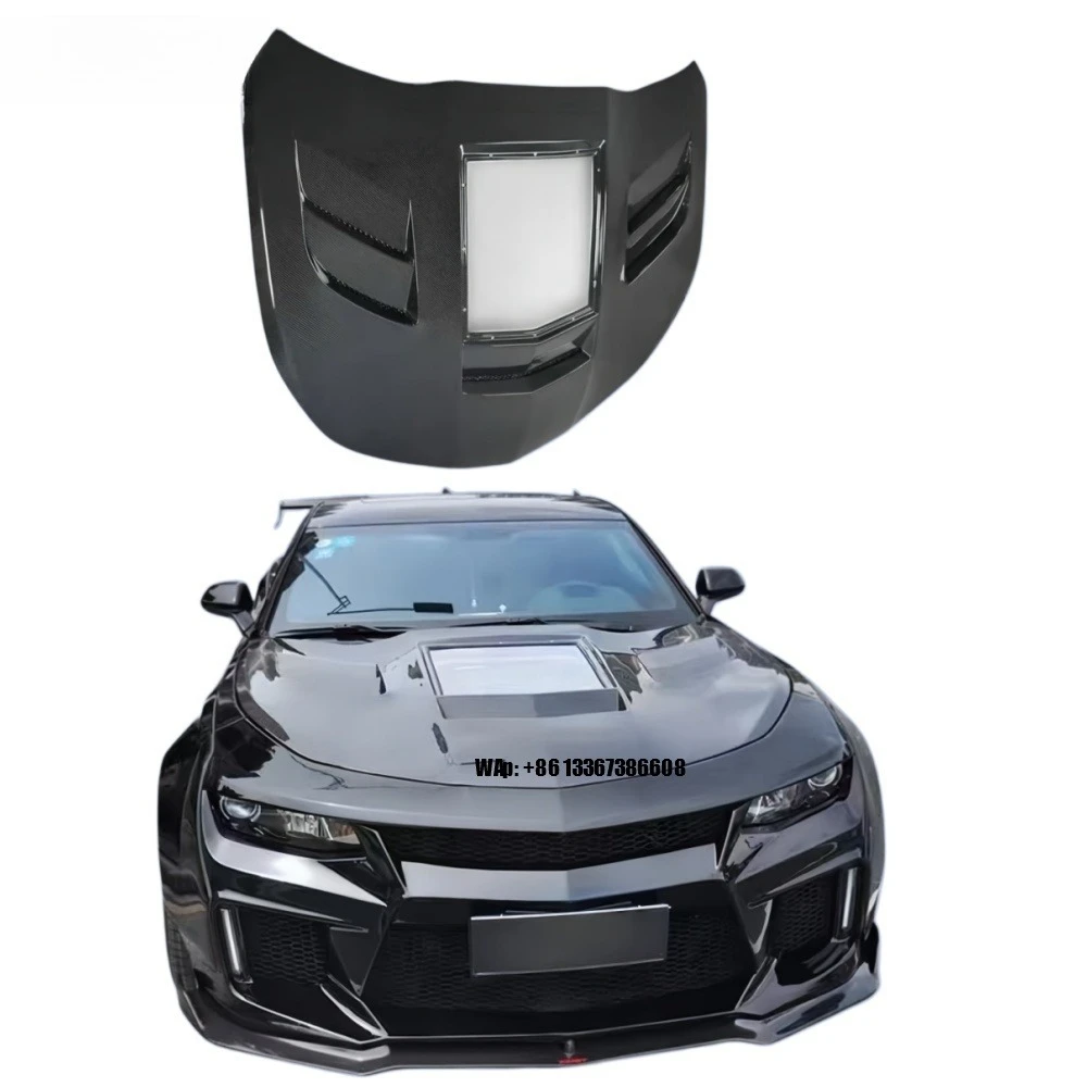 

High Quality Carbon Fiber Transparent Hood For Camaro
