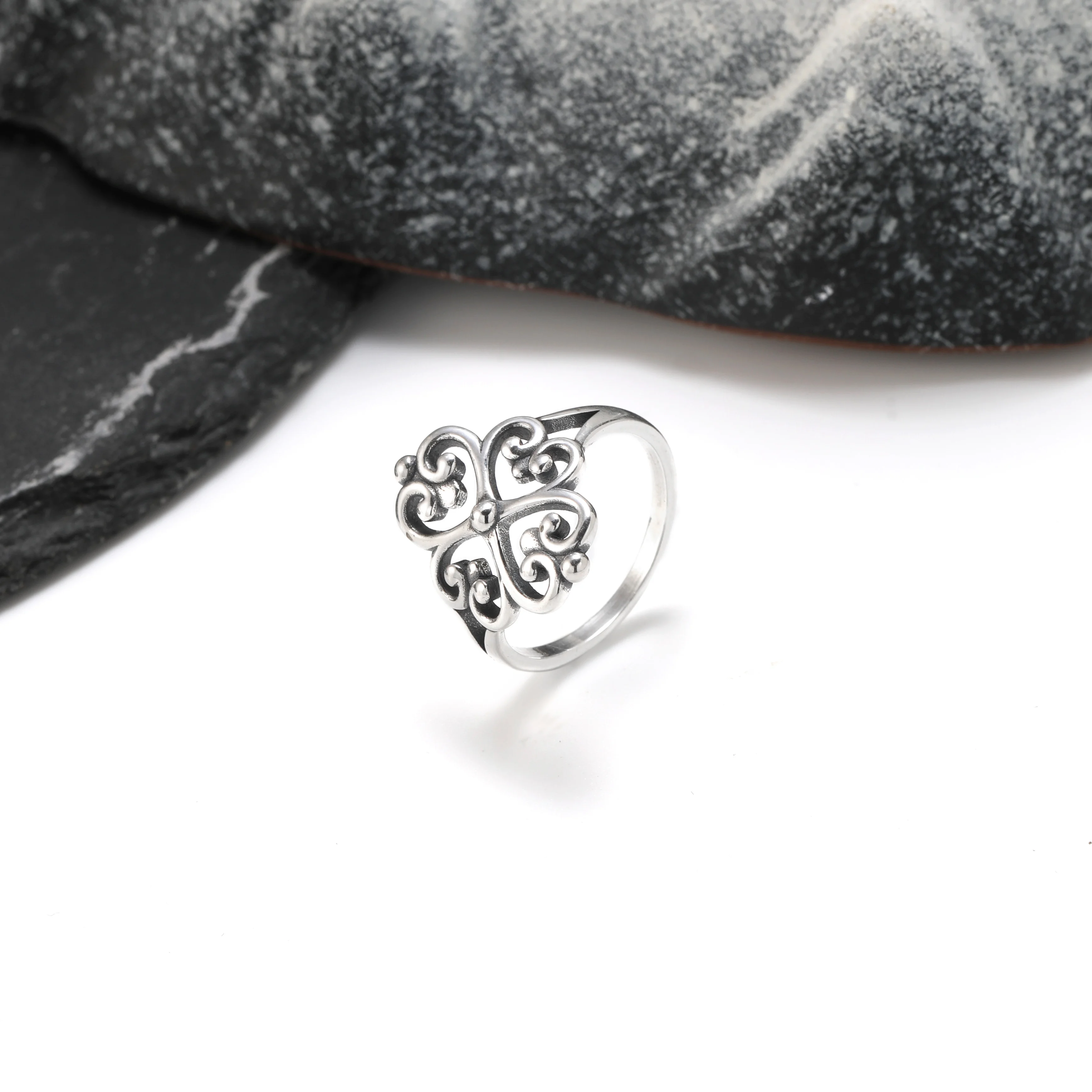 

R065 genuine 925 sterling silver classic fashion exquisite ring