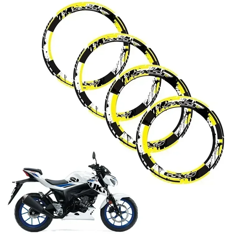 FOR SUZUKI GSX-S GSXS 125 150 600 650 750 900 1000 Motorcycle Motor Parts Contour Wheel Decoration Decal Sticker - 3