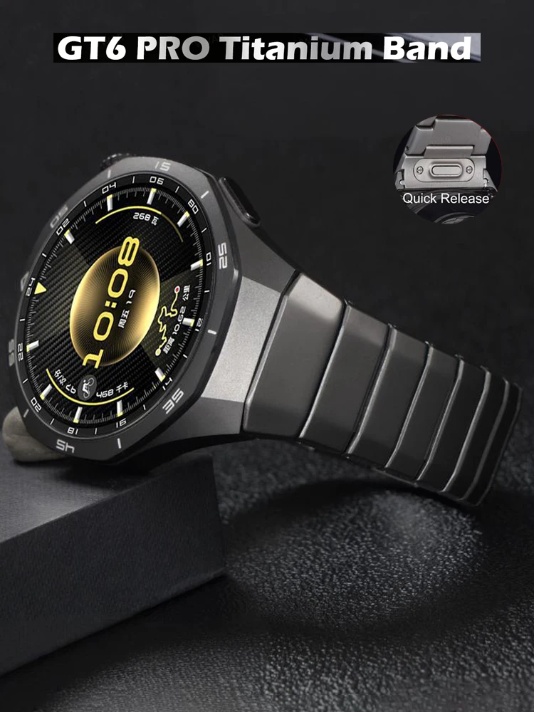 1:1 No-Gap Titanarmband für Huawei Watch GT 6 Pro Luxus-Metallarmband Correa Huawei Watch GT6 Pro Spezialarmband