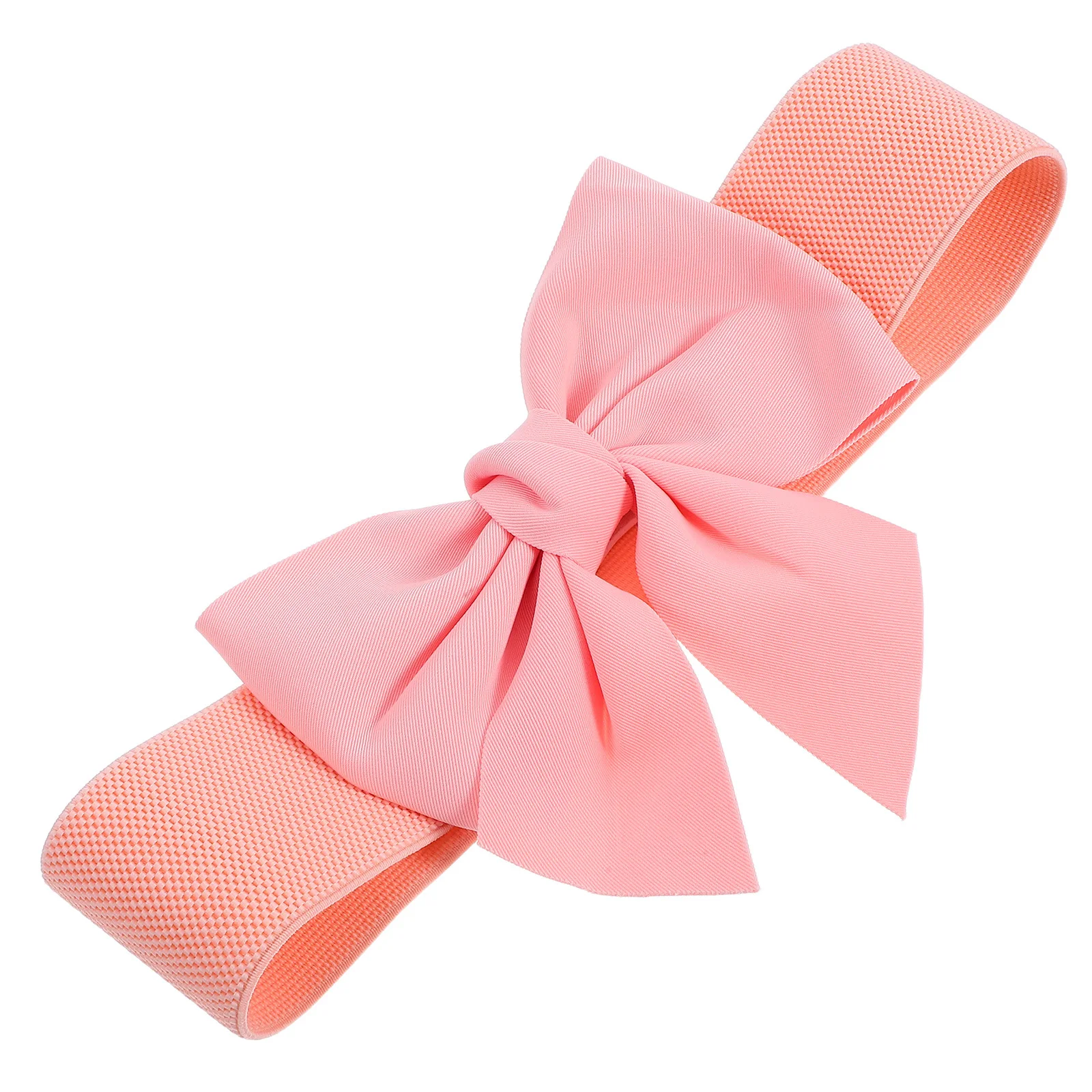 

Elastic Wide Waist Belt Bowknot Women Stretchy Decorative Vintage Cinch Belt Dress Skirts Casual Formal Decorative Belts