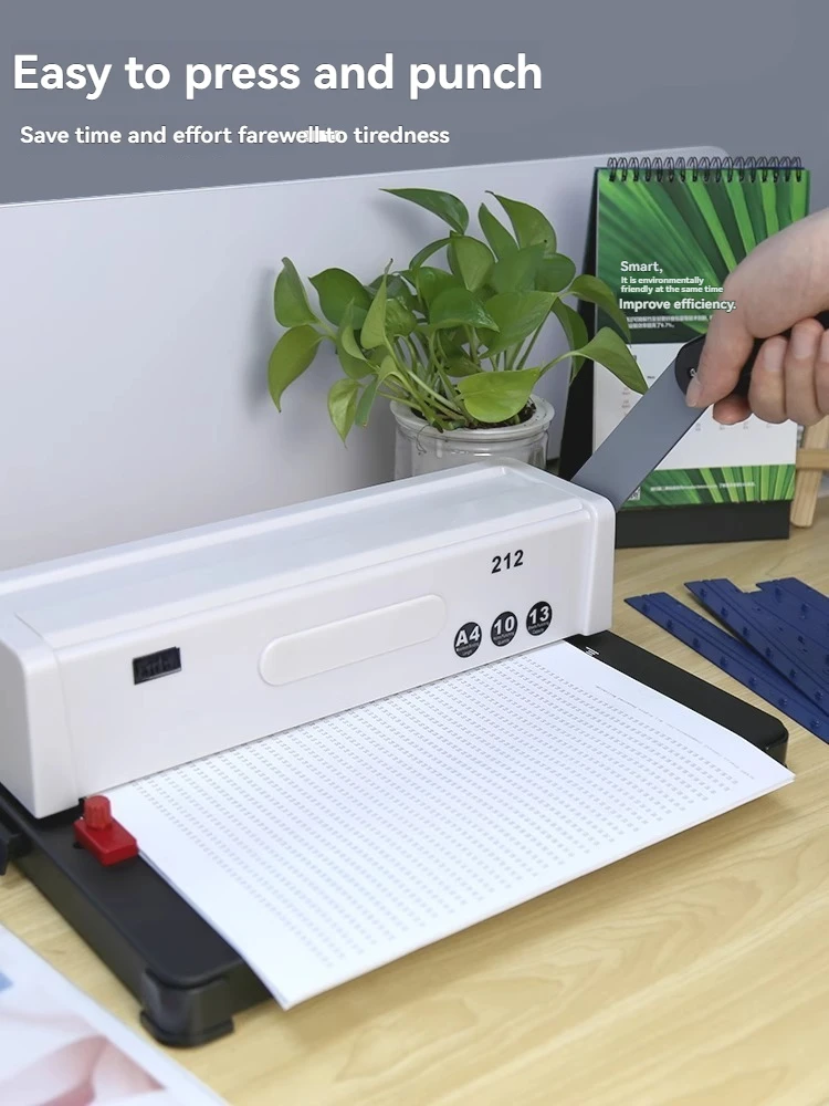 212 Strip 10 Loose Leaf Notebook 213 Ten Hole A3A4 Bid Document Contract Voucher Archive Special Punching Machine