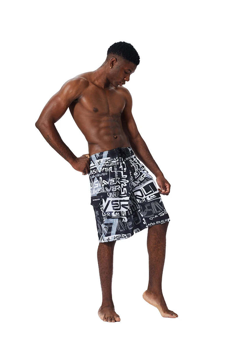 Mens Board Shorts Surf Swimwear Beach Summer Swim Pants Male Athletic Running Gym Quick Dry Swimsuit Size 30-44 swimshorts men