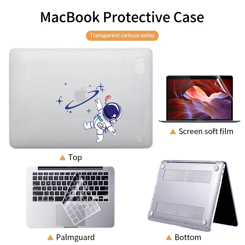 Imagem -02 - dos Desenhos Animados para Macbook Air m3 13.6 15 A2337 A2338 A2289 Pro 16 14 A2779 A2780 2024 Case