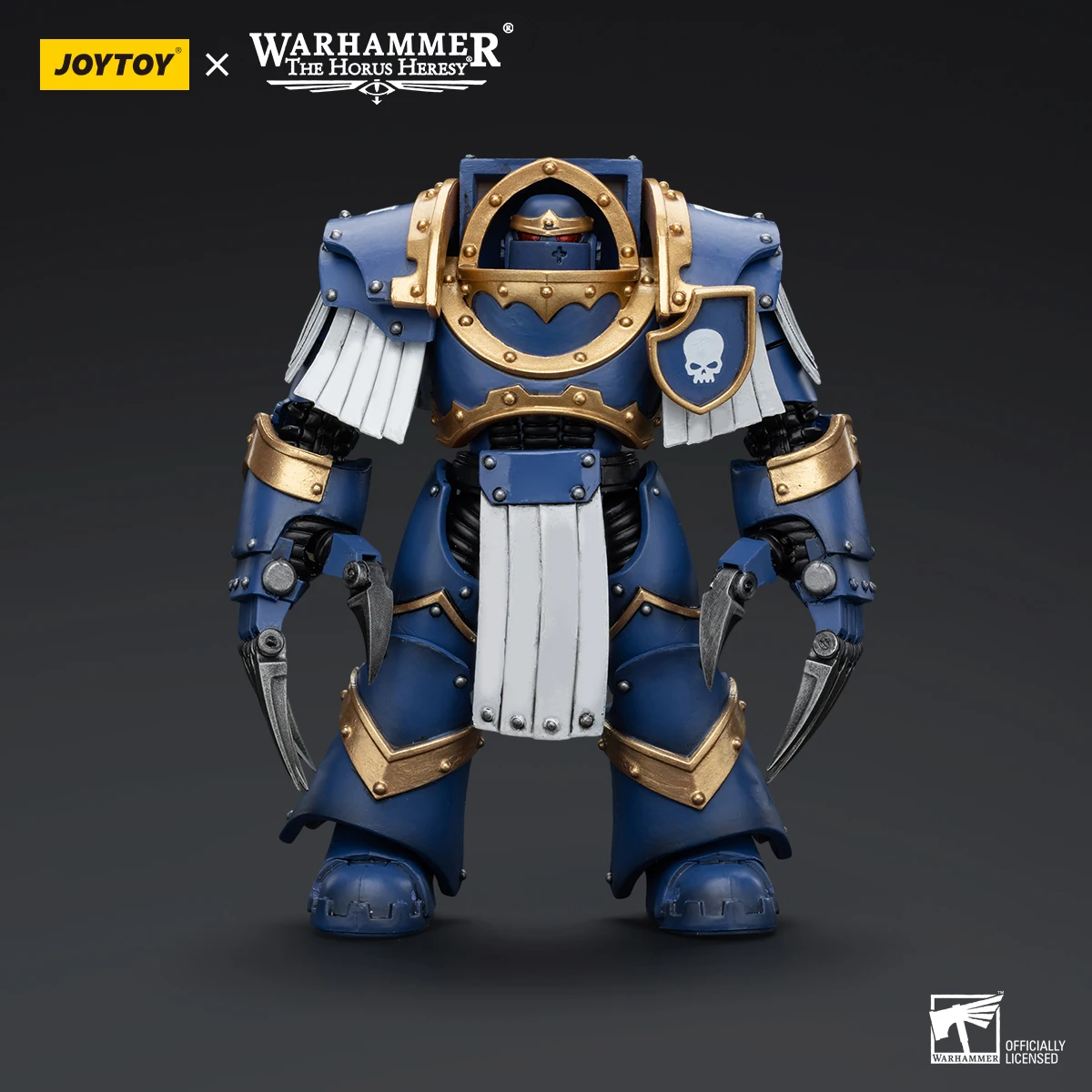 الفرح لعبة Warhammer 40K Ultramarines Cataphractii المنهي فرقة عمل الشكل 1/18 مقياس ألعاب أطفال Warhammer هدية عيد ميلاد