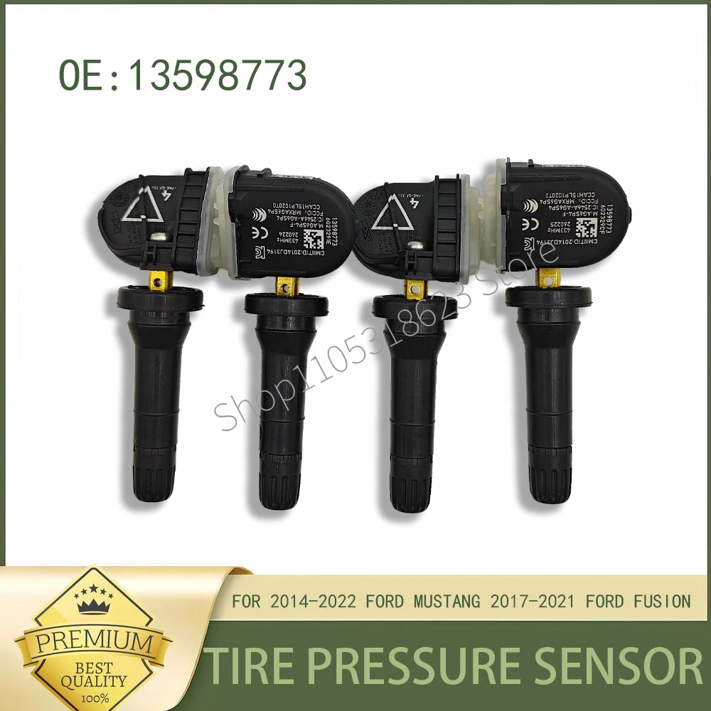 

Датчик давления в шинах TPMS 13598773 для OPEL MOKKA (J-A) 2015-2019 годов выпуска, TPMS 13516165, 433 МГц, датчик давления воздуха в шинах