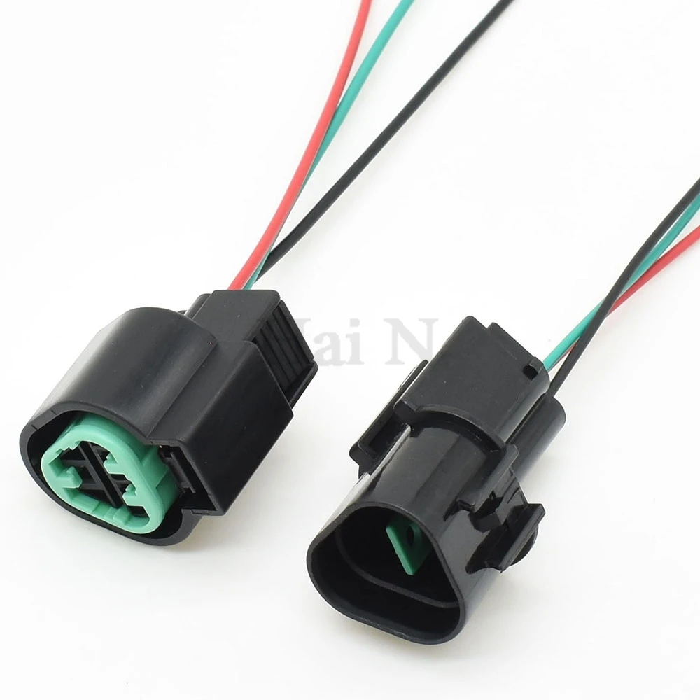 3 Pin Kum Waterproof Electrical Automobile Connector Male Female Headlight Sensor Plug for Hyundai PB621-03020 PB625-03027