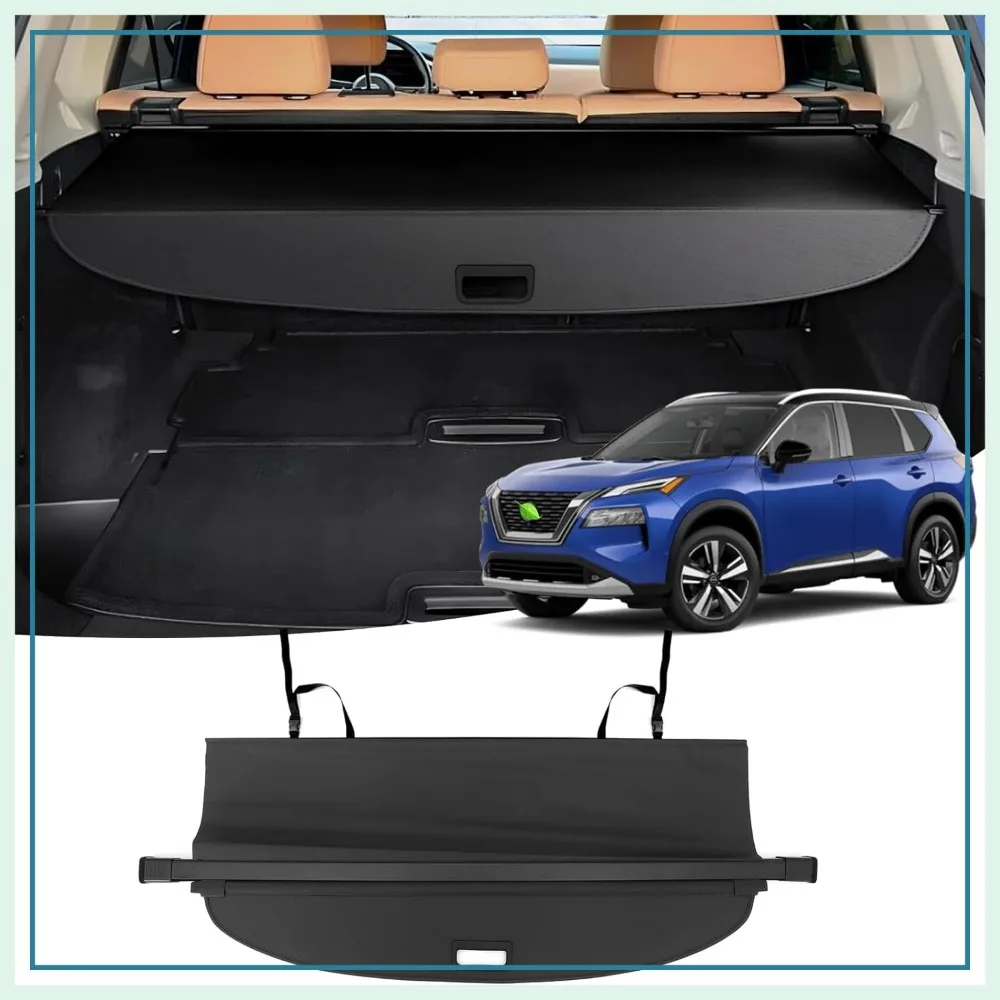 

Retractable Trunk Cover for Nissan Rogue 2021-2026, Cargo Shade No Gap, Not for Sport/Select