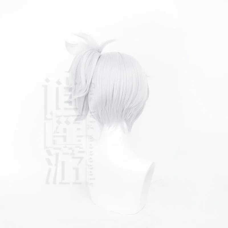 Zenless Zone Zero No.11 شعر مستعار كوسبلاي محاكاة فروة الرأس العلوي النمر كليب ذيل حصان هدية الهالوين #3