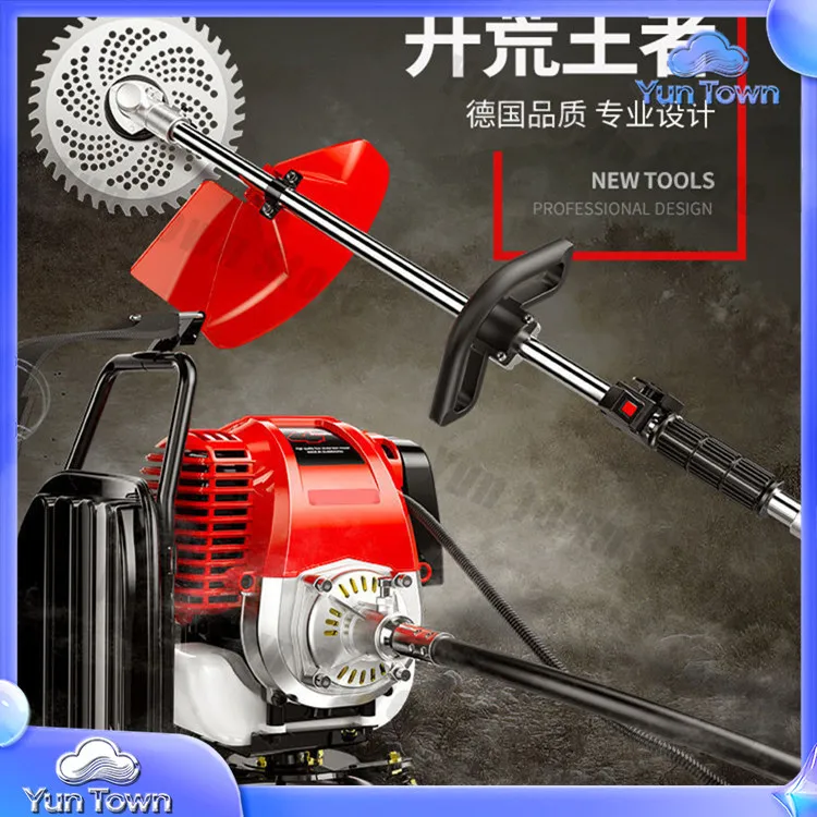 Multi-Function Backpack Grass Trimmer for Garden Tools Gas-Powered Brush Cutter and Lawn Mower for Home Use