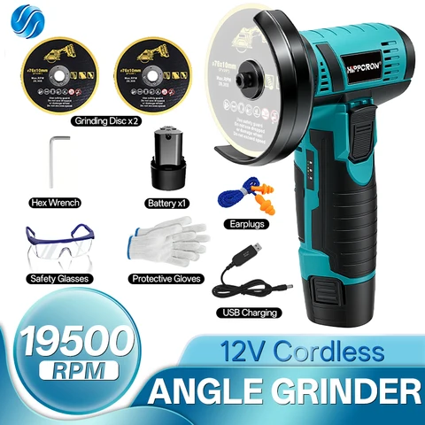 12V Cordless Mini Angle Grinder