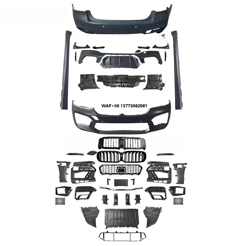 

Комплект обвесов для автомобиля: передние и задние бамперы, а также накладки на передний бампер, подходят для моделей BMW 5 серии G30 G38 2017-2020 годов выпуска