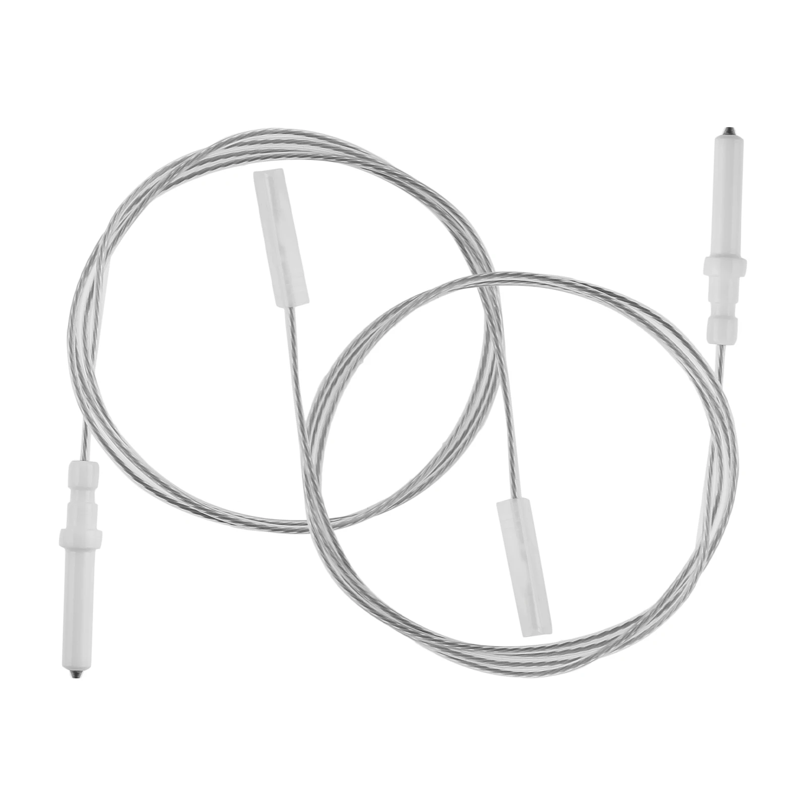 2pcs 900mm/35.43inch Igniter Ceramic Electrode Ignitor Wire and Ceramic Electrode Assembly for BBQ Igniter Electrode