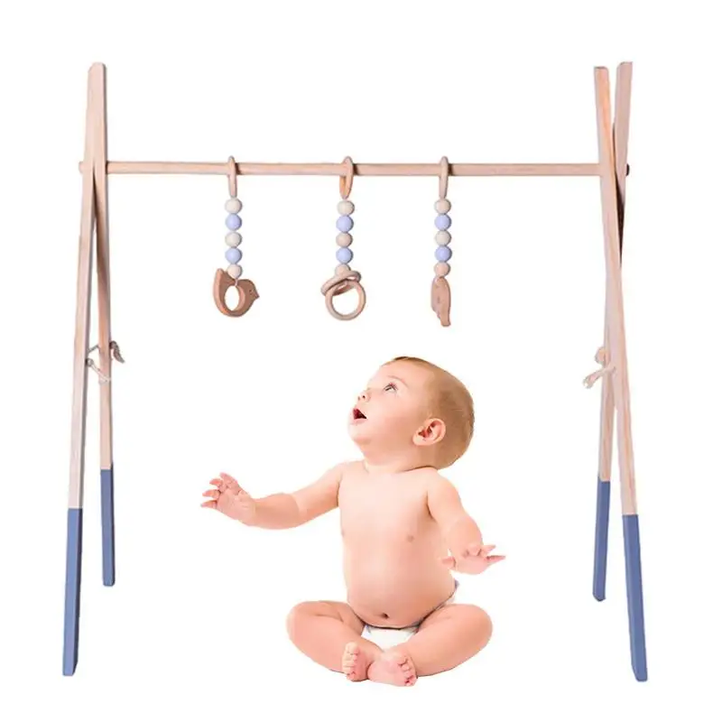 

Play Gym Wooden Frame Crafts Infants Gym Toy Newborns Exercise Accessories For Early Childhood Education Center Nursery Room