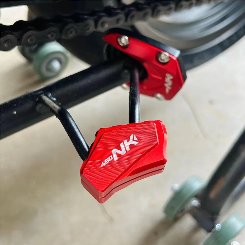 

2025 2024 450 SR SS NK For CFMOTO 450SR 450SS 450NK 2022 2023 Motorcycles Foot Side Stand Enlarger Plate Pad Kickstand Extension
