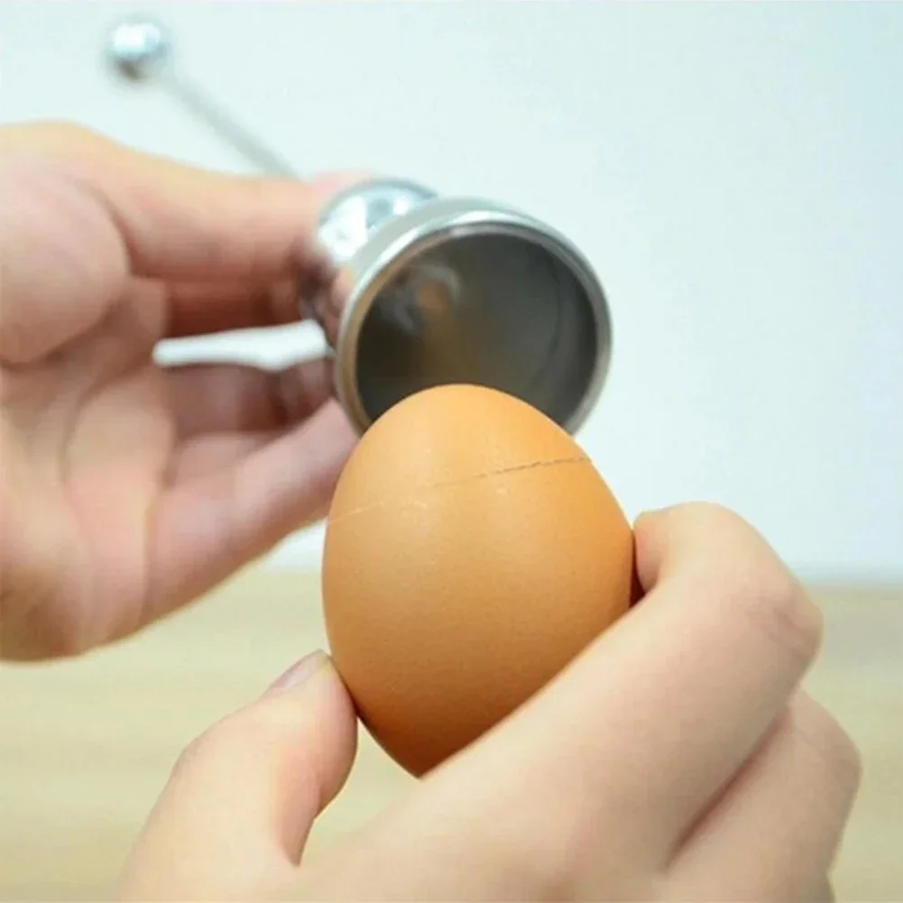 Egg Topper Cracker Egg Cutter Opener Scissors Shell Boiled Kitchen Tool Cooked Snipper Stainless Steel Break Beat Clipper