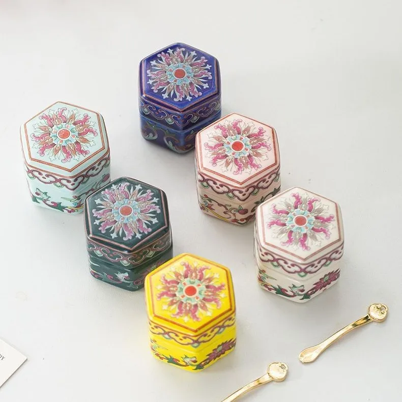 Ceramiczny słoik w stylu starożytnym, pasta do kadzidła, bogini, długotrwały zapach, wiele zapachów, przenośne, stałe kadzidło w stylu starożytnym.