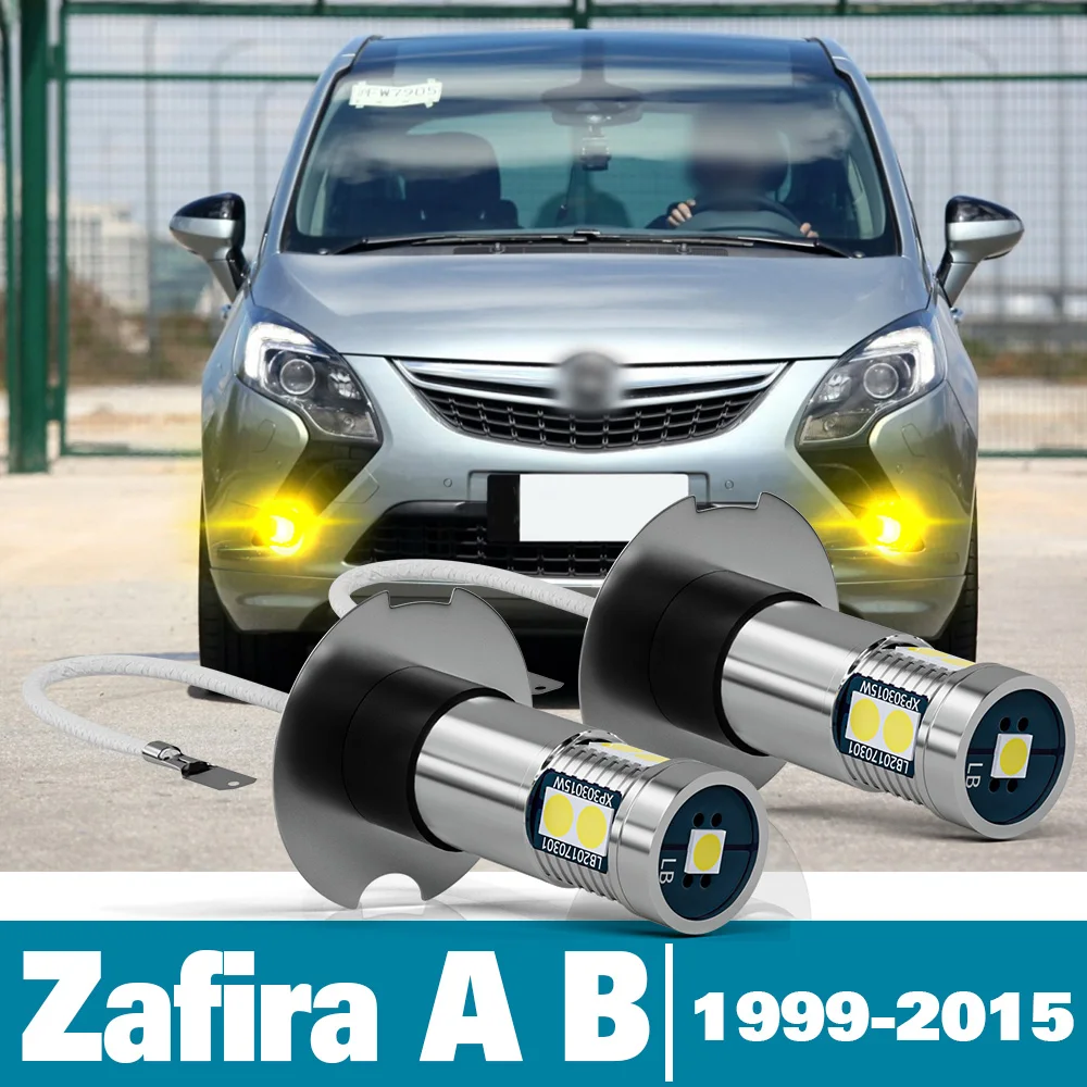 

2pcs LED Fog Light For Opel Zafira A B Accessories 1999-2015 2003 2004 2005 2006 2007 2008 2009 2010 2011 2012 2013 2014