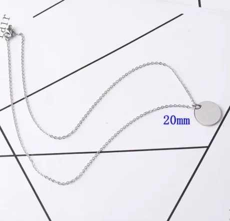 400pcs Lot Pendant Stainless Steel Chain with Charms Fashion Jewelry Necklace