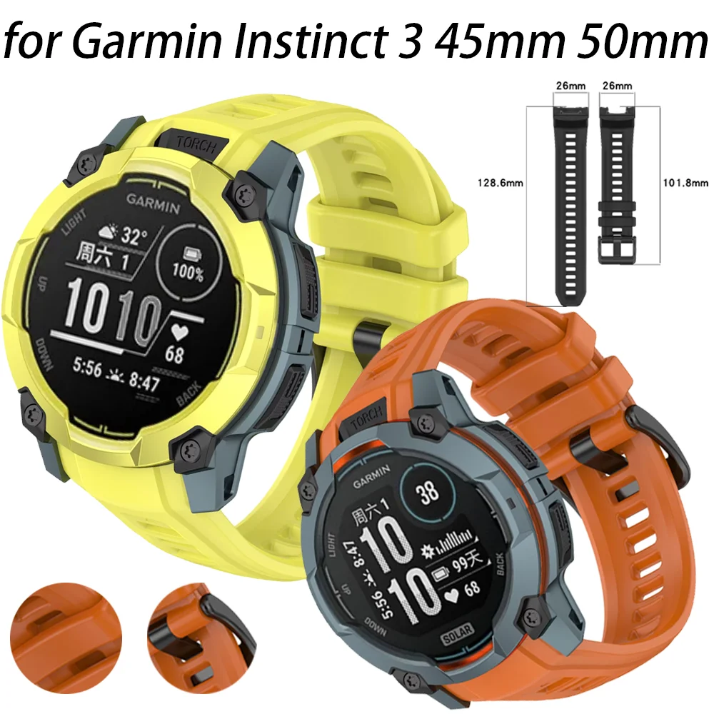 �y�Z�[�����z�I���W�i���V���R���X�g���b�v Garmin Garmin Instinct 3 Solar 50mm 45mm �X�|�[�c���X�g�o���h Garmin Instinct 3 Amoled 50mm 45mm �o���h�p