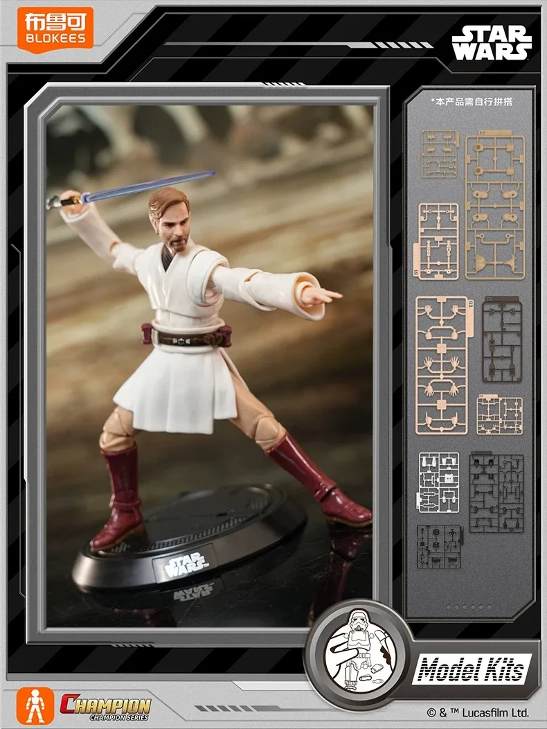 BLOKEES Neue Star Wars Bausatz-Figuren Beyond Edition Klon-Kommandant Cody Obi Wan Kenobi Montagemodell Ornament Spielzeug Geschenk – Detail 30