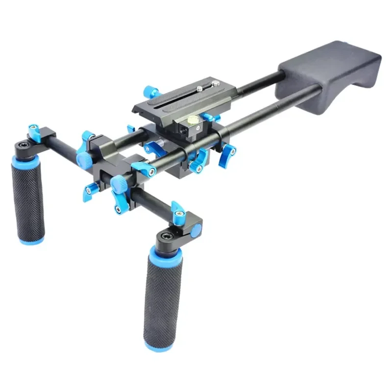 Double layer hand V3 SLR camera shoulder rig follow focus digital SLR camera