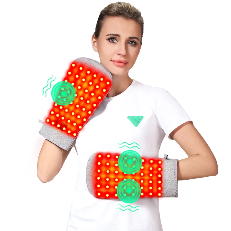 

Full Wrap Heated Hand Warmer Palm Massager Red Light Therapy Winter Finger Stiffness Relief Carpal Tunnel Syndrome Comfort