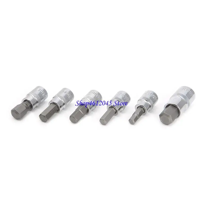 

L69A 13Pcs/set Metric Allen Ratchet Wrench 1/4" 3/8" Drive Socket Tools