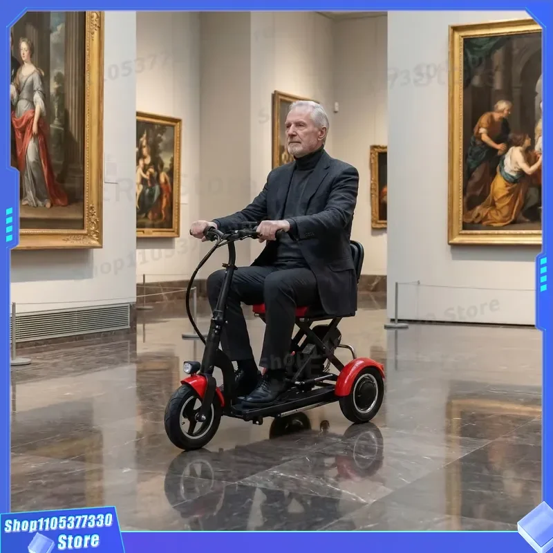 Secure Self Balancing Sturdy Mobility Scooter Elderly with Responsive Brakes for Local Art museum Tours