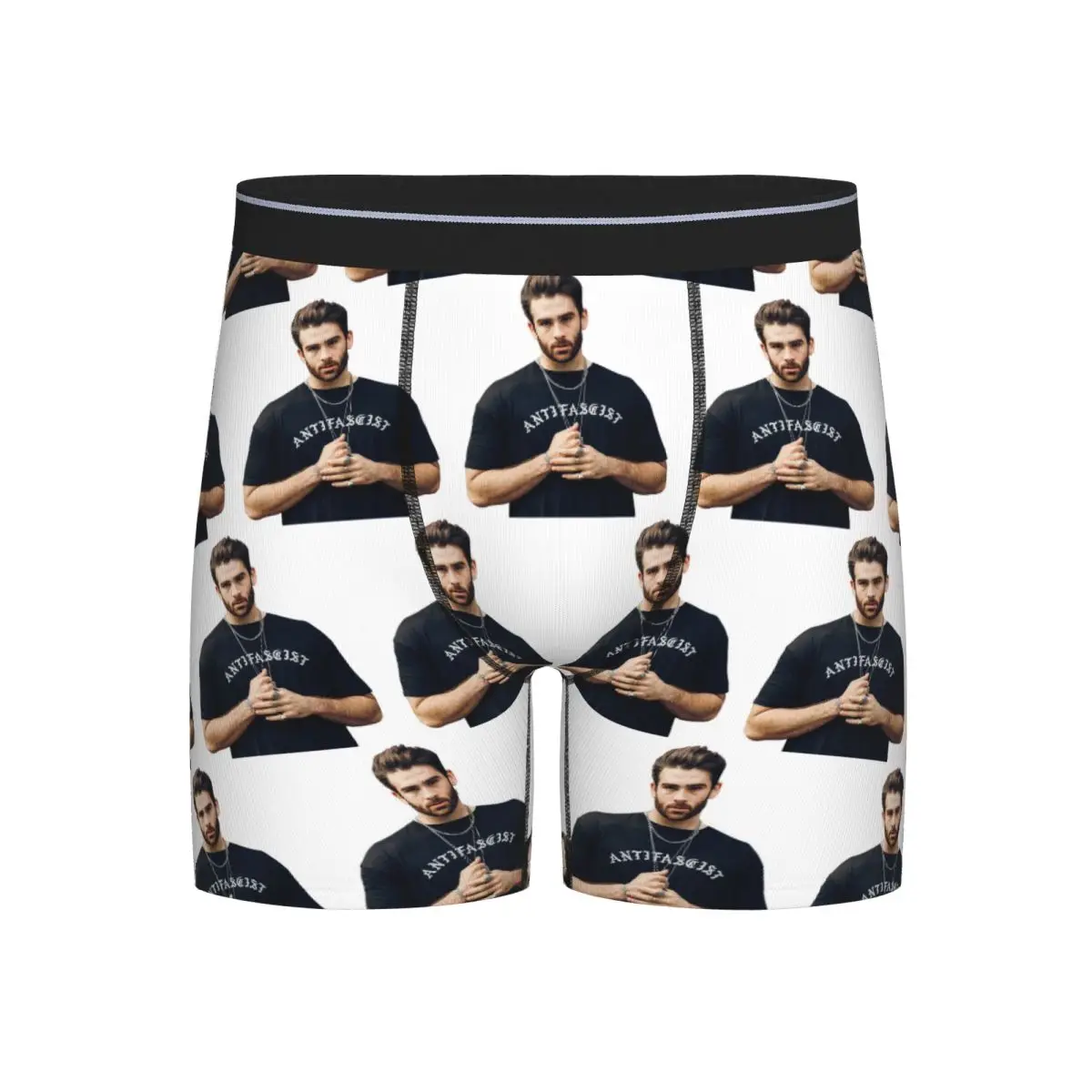 

Long Boxer Underpants Shorts Kendji Girac Gitano Panties Men's Breathable Underwear for Homme Man Boyfriend Gifts