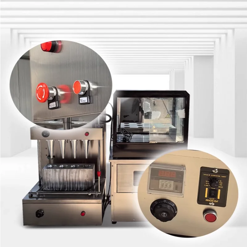 

Машина для приготовления пиццы с конусом Многофункциональная вертикальная машина для приготовления пиццы Маленькая машина для приготовления пиццы со спиральным конусом