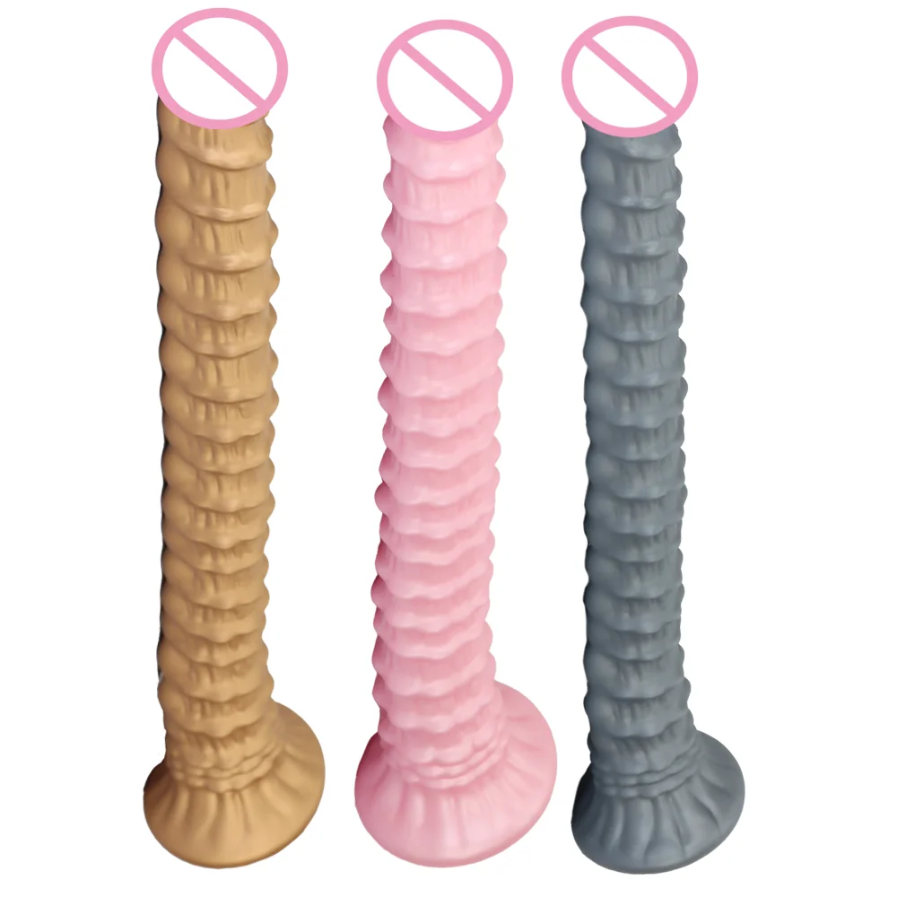 60cm Bamboo Horse Extra-Long Anal Plug Soft Fantasy Anal Whip Silicone Orgasm Adult Sex Toys for Vaginal Anal Masturbation Dildo
