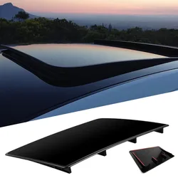 Universal Car Decorative Sunroof Vent Wind Deflector Black Top Cover DIY Car Sunroof Visor Decorative Exterior Accessories