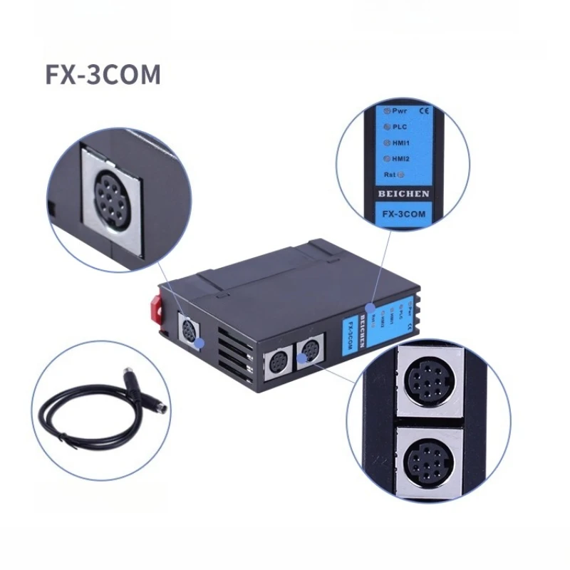 ETH-FX/FX-3COM محول إيثرنت لشركة Mitsubishi FX Series PLC RS422 إلى RS422 إلى MC إيثرنت الاتصالات