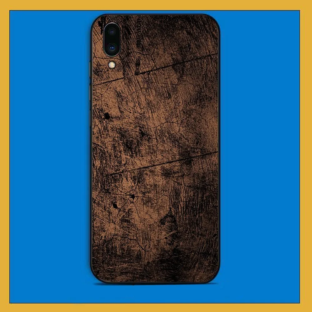 Wood Grain Phone Case For Huawei Y9 6 7 5 Prime Enjoy 7s 7 8 plus 7a 9e 9plus 8E Lite Psmart Shell