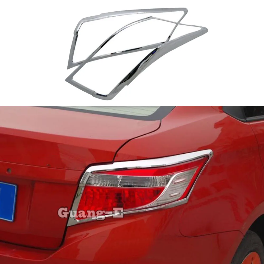 

Накладка на задний фонарь (рамка, накладка, бровка) из АБС-пластика для Toyota Vios/Yaris Sedan 2014-2019