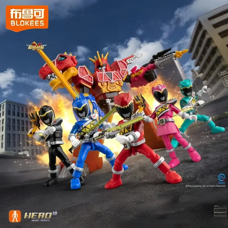 

Новый оригинальный Blokees Super Sentai Star Edition, второй круглый 2-го поколения, сильный дракон, слепая коробка, модель, экшн-фигурка, игрушка