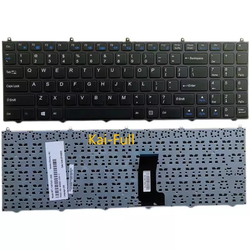 

Keyboard for DNS Clevo W650EH W650SRH W650 W655 W650SR W650SC R650SJ W6500 W650SJ w655sc w650sh MP-12N76SU-430 Black