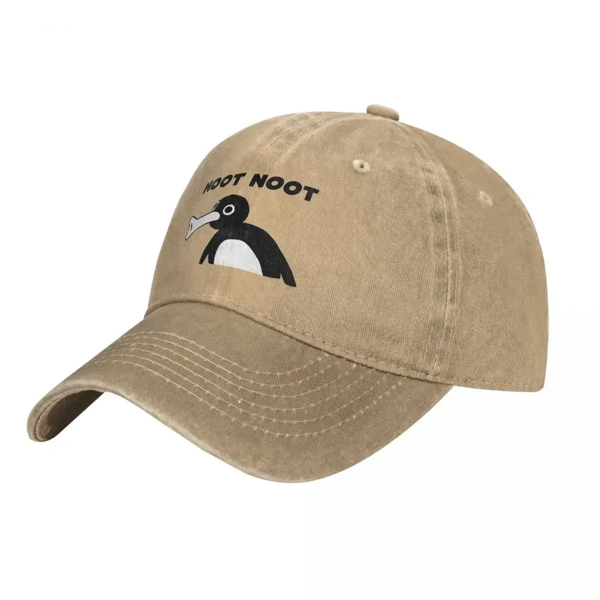 Pure Color Dad Hats Meme Classic Women's Hat Sun Visor Baseball Caps Pingu Noot Noot Peaked Cap